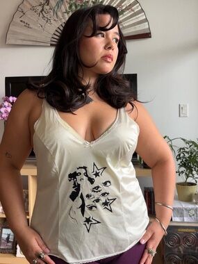 Vanity Fair Custom Screen Print Cami Woman’s L